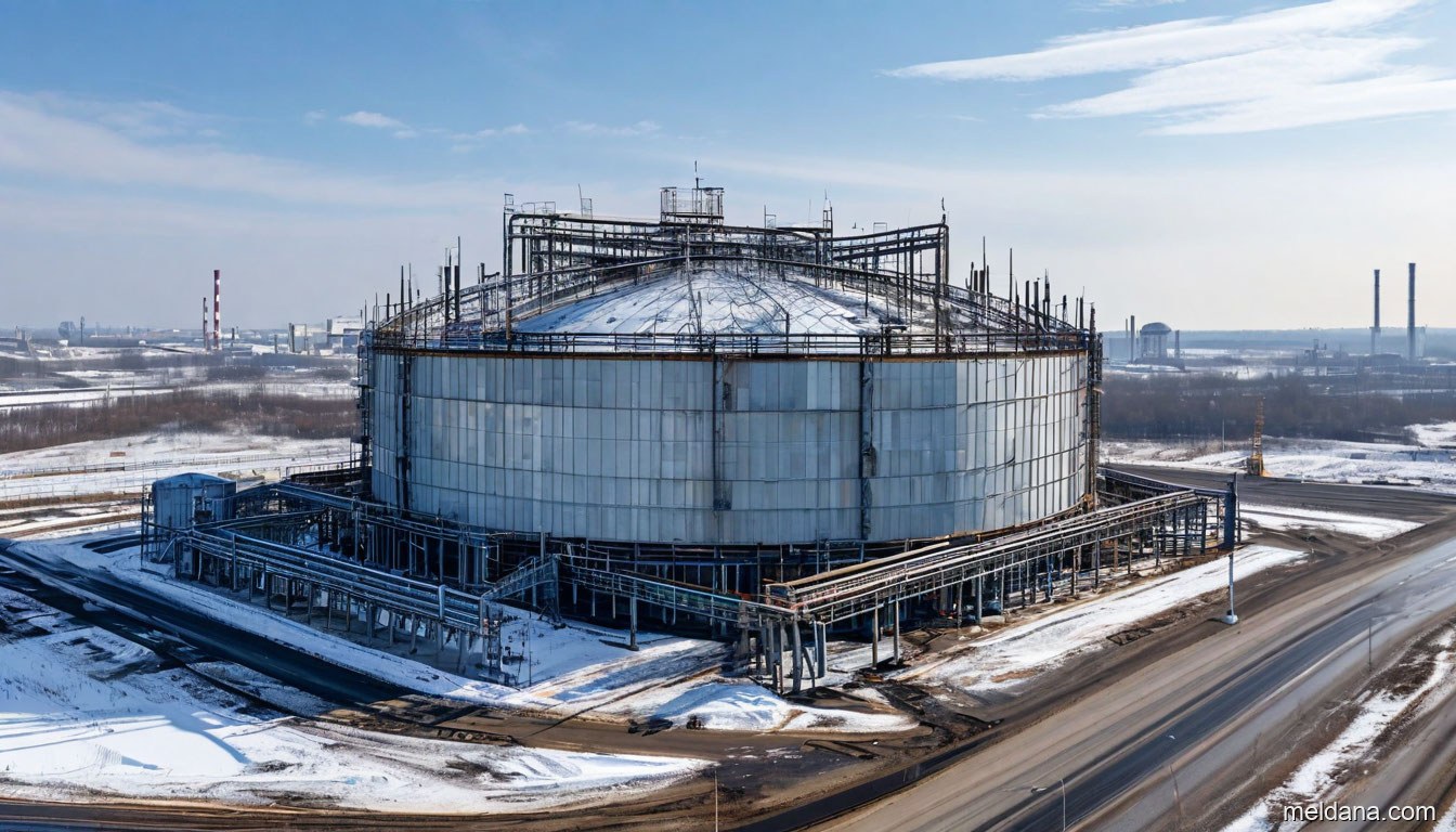 Антидроновая защита резервуара РВС-20000 Кемерово — ЗОК ЗАСЛОН по СП 542